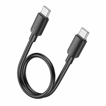 Зарядний кабель HOCO X96 Hyper Type-C to Type-C 0.25m 60W 3A Black