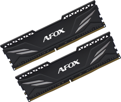 Оперативна память AFOX DDR4-3200 16384MB PC4-25600 (Kit of 2x8192) Gaming Black (AFLD416PH1CADB)
