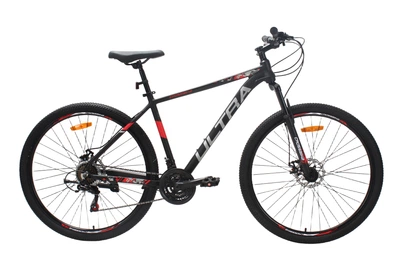 Велосипед CrossBike ULTRA 29" 19" Чорний-Червоний