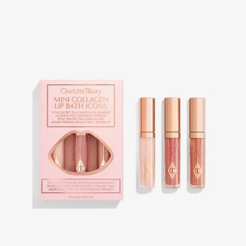 Набір міні-блисків для губ Charlotte Tilbury Mini Collagen Lip Bath Icons