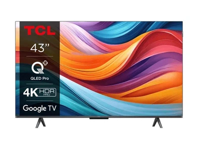 Телевизор 43" TCL 43T7B QLED 4K 60Hz Smart Google TV Titan