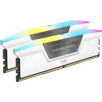 Оперативная память DDR5 32 Gb (6000 MHz) (Kit 16 Gb x 2) Corsair Vengeance AMD RGB White (CMH32GX5M2E6000Z36W)