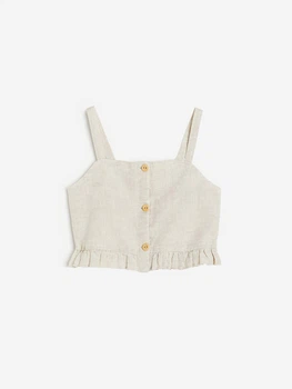 Майка H&M 98см светло бежевый 26099908841