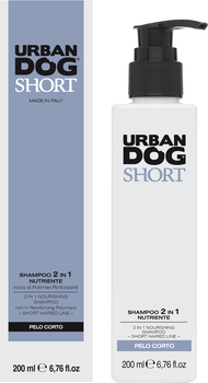 Шампунь-кондиціонер Urban Dog Shampoo Delicato 2 in 1 Short для делікатного, глибокого очищення 200 мл (8055348061017)