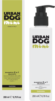 Шампунь-кондиціонер Urban Dog Shampoo Delicato Mini 2 in 1 для делікатного, глибокого очищення 200 мл (8055348060010)