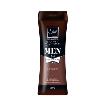 Гель-шампунь SHIK MEN 3 в 1 Extra Tonus Энергия и сила 250 мл