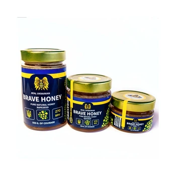 Мед Brave honey Ріпаковий 320 г