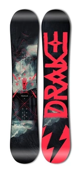 Сноуборд Drake SQUAD 157 Black/red (76271007) O