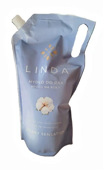 Жидкое крем-мыло Linda Creamy Sensation Хлопок 1л