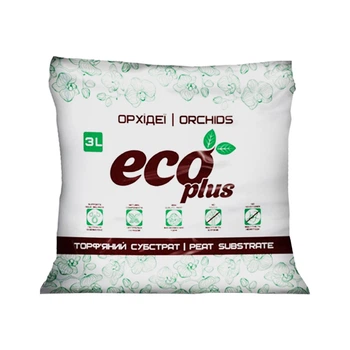 Торфяной субстрат Eco Plus Орхидеи 3 л