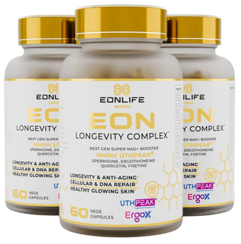 Zestaw suplementów diety EONLIFE Eon Longevity Complex 60 kapsułek 3 szt. (ZES5907317002305)