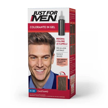 Краска-гель камуфлирующая для волос Just For Men H-30 каштановая