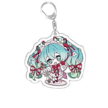 Брелок акриловий Вокалоїд Хацуне Міку Vocaloid Miku Hatsune 5 см (10670DFD2021)