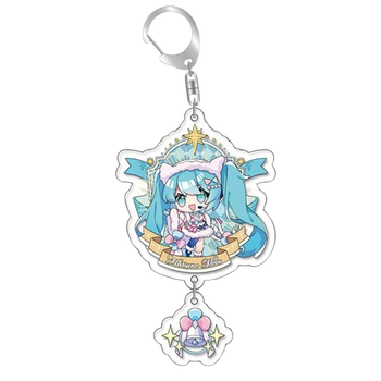 Брелок акриловий Вокалоїд Хацуне Міку Vocaloid Miku Hatsune 5 см (296832D9A47D)