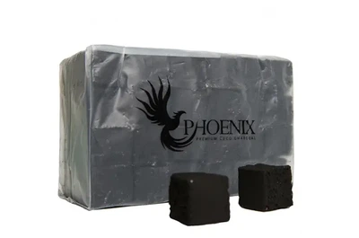 Кокосовый уголь для кальяна Phoenix 1 кг 72 шт 25 рр
