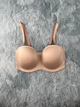 Бюстгальтер балконет Thirdlove Classic Strapless Bra - бежевый - 85Е