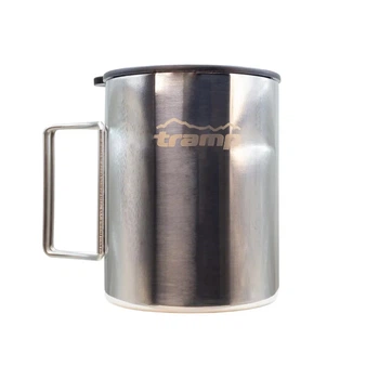 Термокружка Tramp зі складаними ручками та поїлкою 500 мл Metal Grey (1042-UTRC-142-metal)