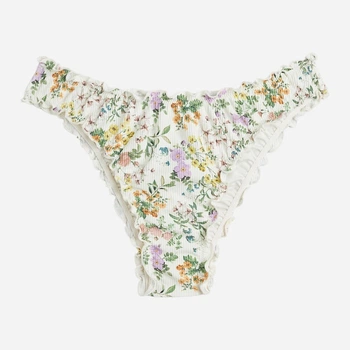 Нижня частина купальника жіноча H&M 0962012_квіти_03 50 Біла (KAY2000001667156)