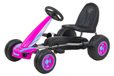 Gokart na pedały Milly Mally Viper Pink (5901761125849)