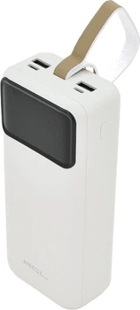 Зовнішній акумулятор Powerbank ACL PW-88 30000mAh USB Type-C/Micro USB White Box