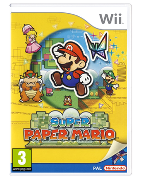 Игра Nintendo Wii Super Paper Mario Europe Английская Версия Б/У
