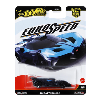 Машинка Premium Hot Wheels Bugatti Bolide EuroSpeed 1:64 JBK79 Black