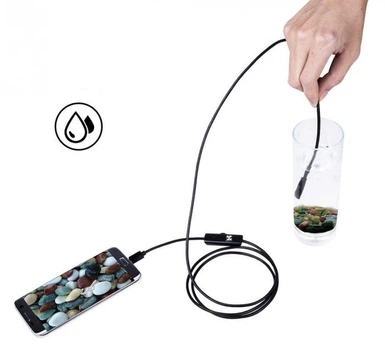 Эндоскоп цифровой Vexal камера USB/Type-C 5.5 мм с подсветкой – 2 м (М0445)