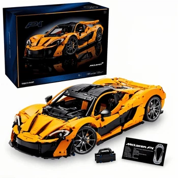 Конструктор McLaren P1, масштаб 1:8, 3893 детали, ABS-пластик, размер 59×25×14 см (82778)