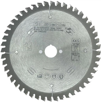Пильный диск Stehle HW для ручных машин по HPL Компакт Плите 160x1,8/1,2x20 Z=48 TR-F-FA-N (58808605)