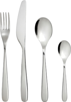 Zestaw sztućców Ikea Tillagd ze stali nierdzewnej 24 elementy Srebrzysty (204.075.55)
