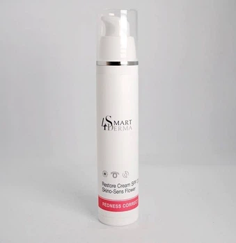 Укрепляющий дневной крем для чувствительной и куперозной кожи SPF 20 Smart4Derma Redness Correct RESTORE CREAM SPF 20 SKINO-SENS FLOWER 50мл