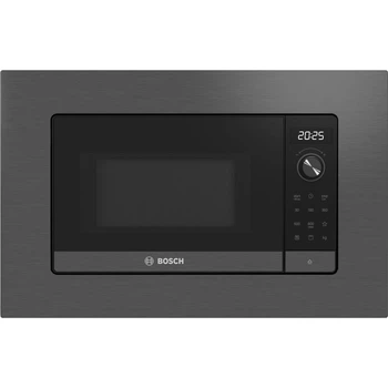 Вбудована мікрохвильова піч BOSCH Серія 2 BEL623MD3 чорна нержавіюча сталь