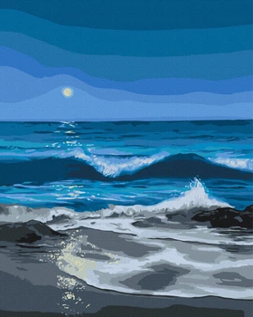 Картина по номерам Сиреневый вечер © Инна Шевякова 40x50 BS54468
