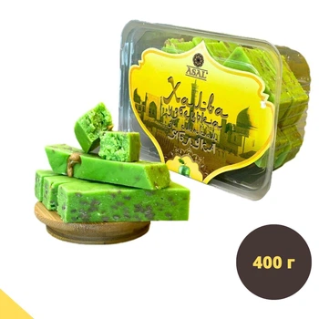 Халва самаракандська з горіхами "Яблуко" 400 г Asal (HS-app-Asal-400)