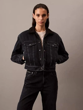 Джинсовая куртка Calvin Klein утеплённая женская M