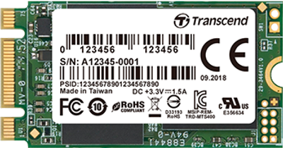 Dysk SSD Transcend MTS400 256GB M.2 2242 SATAIII MLC NAND flash (TS256GMTS400)