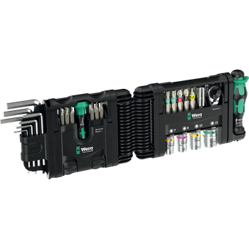 Набір біт і головок торцевих з тріскачкою Wera Tool-Check Modular Set 1+набір шестигранників (50 предметів) (05049020001)