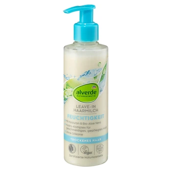 Увлажняющий несмывающийся лосьон для волос Alverde NATURKOSMETIK с гиалуроновой кислотой, 200 мл