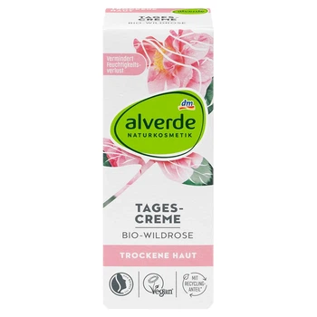 Дневной крем Alverde Naturkosmetik Q10 с органической дикой розой 50 мл.