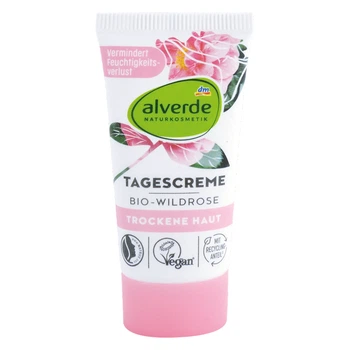 Дневной крем для лица Alverde NATURKOSMETIK с органической дикой розой, 10 мл