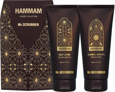 Подарочный набор Mr.Scrubber Luxury Collection Hammam Гель для душа 200 мл + Лосьон для тела 200 мл (4820200420301)