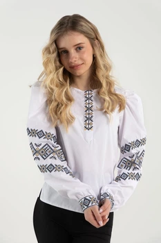 Рубашка вышиванка для девочки СТЕФАНИЯ 164 см Разноцветный shop (2000990965868)