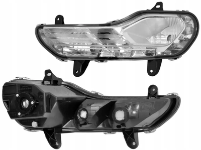Противотуманная фара ПТФ туманка DEPO на Ford Escape без ламп H10/WY21W/W5W з DRL 13-16 левая Форд Эскейп АМ0051538