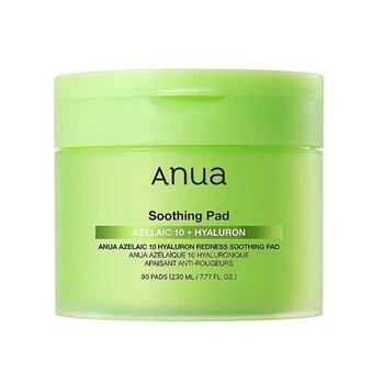 Тонер-педи Anua Azelaic 10 Hyaluron Redness Soothing Pad з азелаїновою кислотою, 90 шт