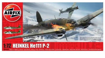 Збірна модель 1:72 швидкий бомбардувальник Heinkel He111 P-2 Airfix (A06014)