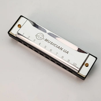 Губна гармоніка Musicality H10-SL _Harmonica (До) (Silver) (губна гармошка)