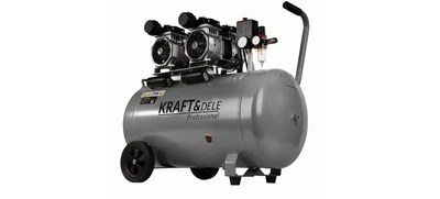 Воздушный компрессор Kraft&Dele KD1398 100 л безмасляный тихий 230 В