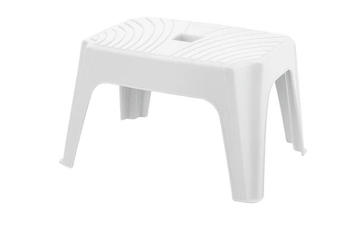 Табурет пластиковый Step 1 38x24,8x22h, белый