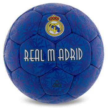 Мяч футбольный №5 PU Грипп сшит вручную BALLONSTAR REAL MADRID FB-0047-789 темно-синий