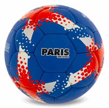 Мяч футбольный №5 PU Гриппи сшит вручную BALLONSTAR PARIS SAINT-GERMAIN FB-0047-829 темно-синий